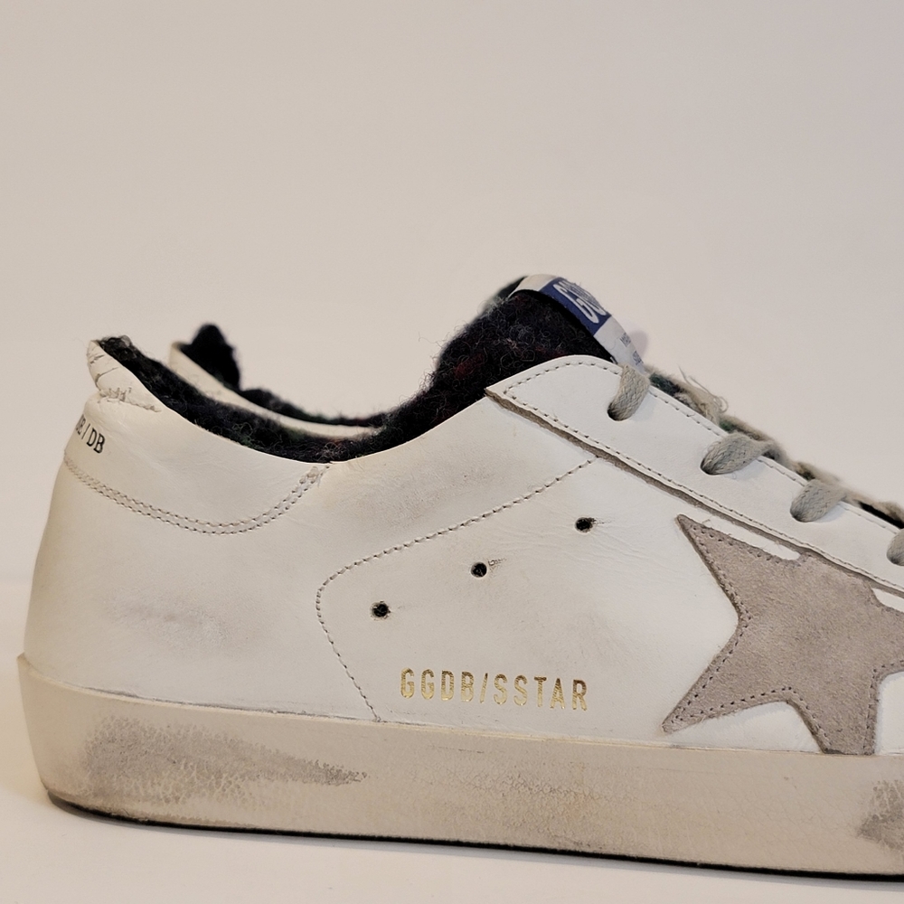 Golden Goose Sneakers womens or mens size 40 Superstar white wool liner thermal - Picture 7 of 15